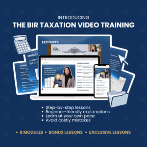 The BIR Taxation Video Training